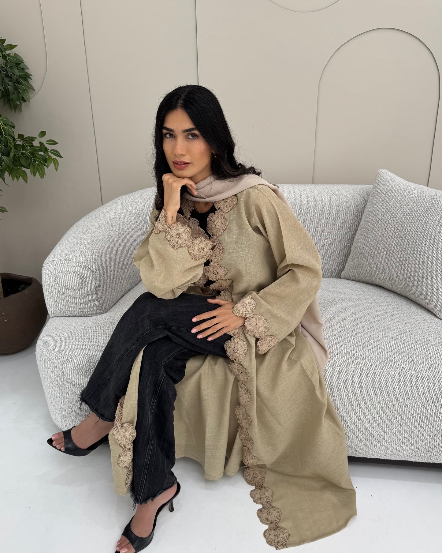Floral Abaya