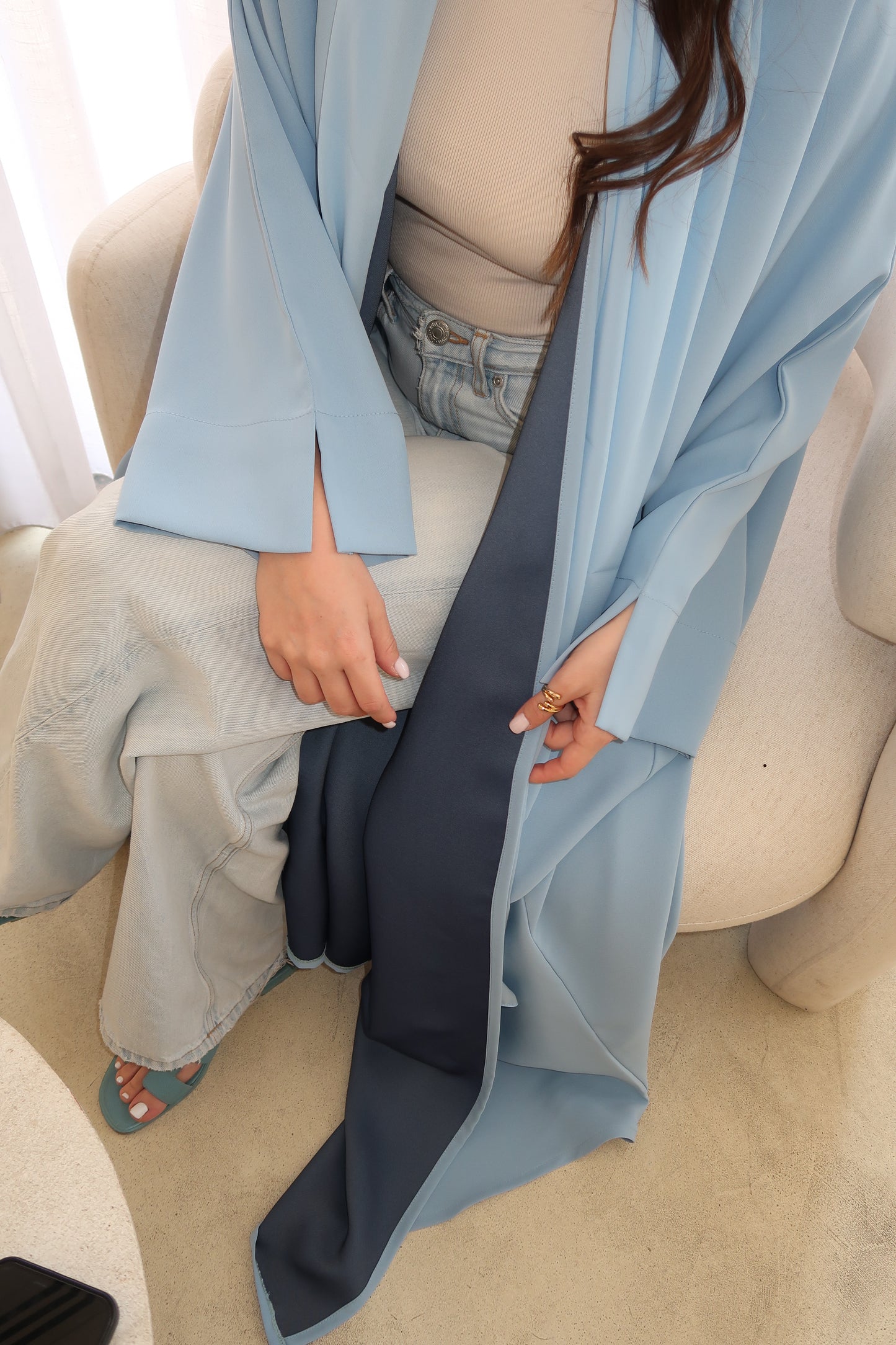 Two-Tone Abaya